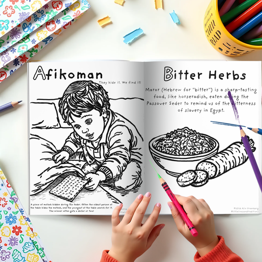 ABC Passover Activity and Coloring Book