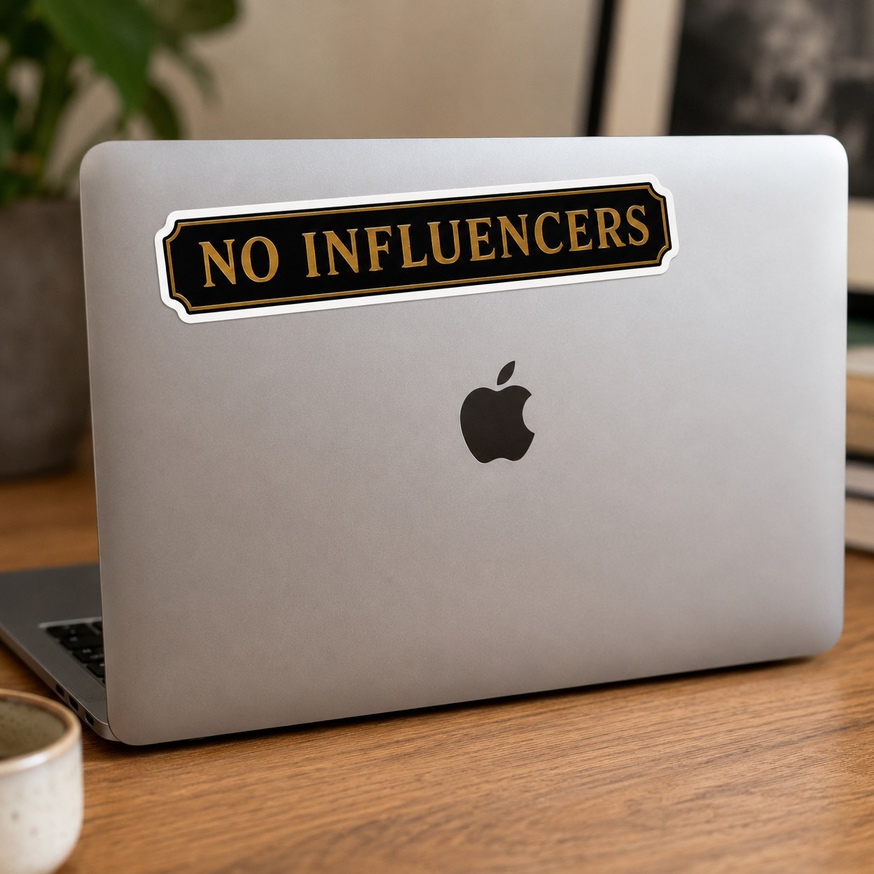 No Influencers Sticker
