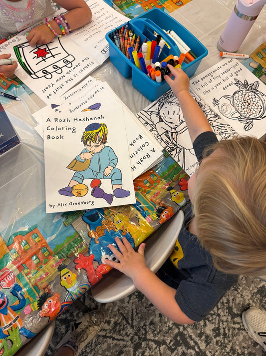 Rosh Hashanah Coloring Book