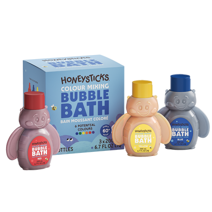 Honeysticks Bubble Bath Color Mixing 3pk 200ml