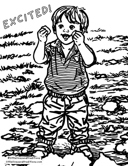 My Big Feelings – Printable Emotions Coloring Pack for Kids