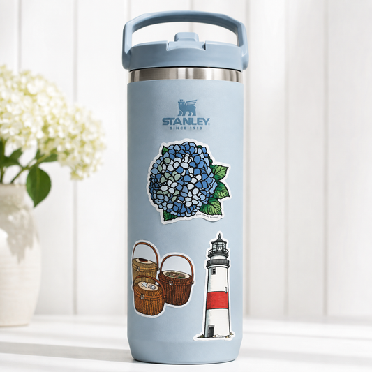 Nantucket Die-cut Sticker Pack
