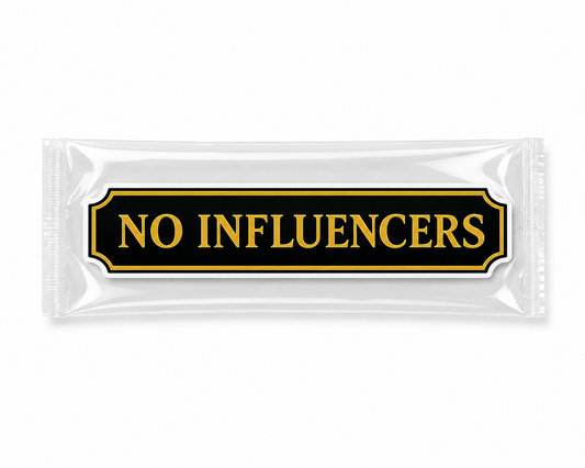 'No Influencers' Viral Nantucket Sticker