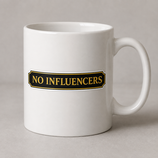 'No Influencers' Viral Nantucket Sticker