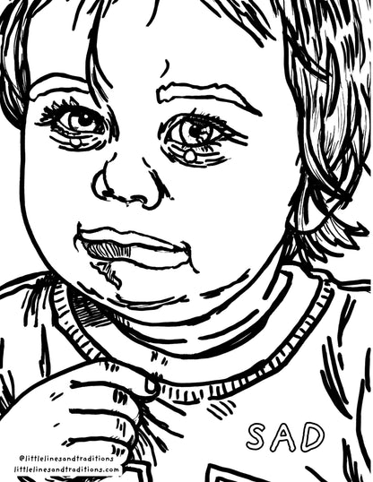 My Big Feelings – Printable Emotions Coloring Pack for Kids