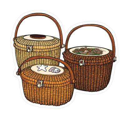 Nantucket Die-cut Sticker Pack
