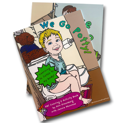 We Go Potty! Learning to Listen to My Body | A-Z Coloring & Activity Book
