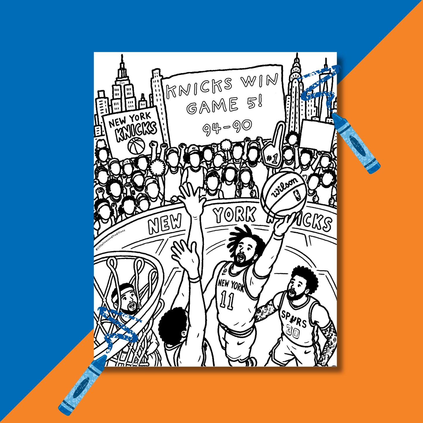 GO NEW YORK GO! Download & Print Coloring Page
