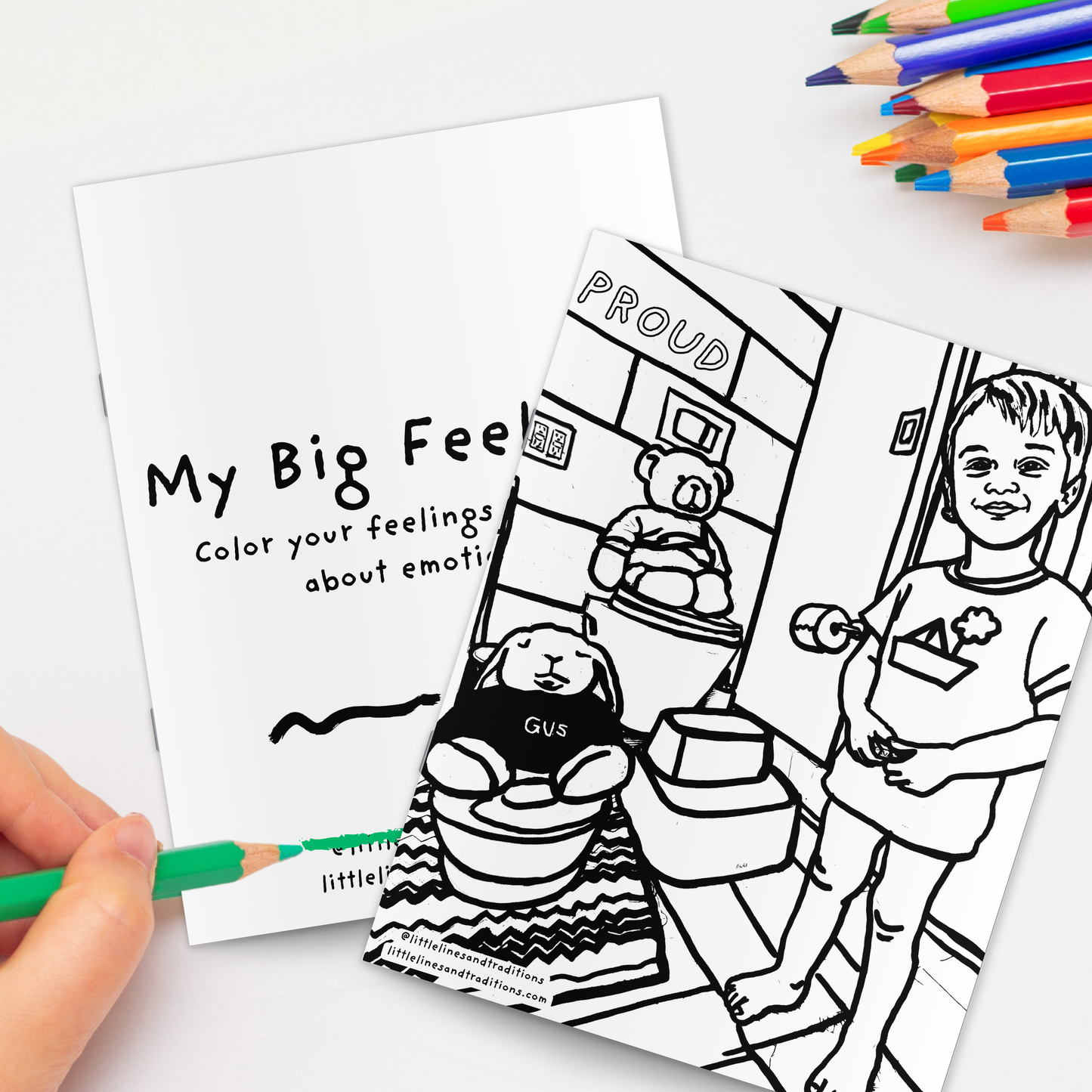My Big Feelings – Printable Emotions Coloring Pack for Kids