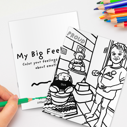 My Big Feelings – Printable Emotions Coloring Pack for Kids